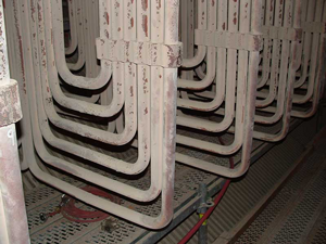 The picture above shows a Pendant of Secondary Superheat Outlet Tubes The picture above shows a Pendant of Secondary Superheat Outlet Tubes
