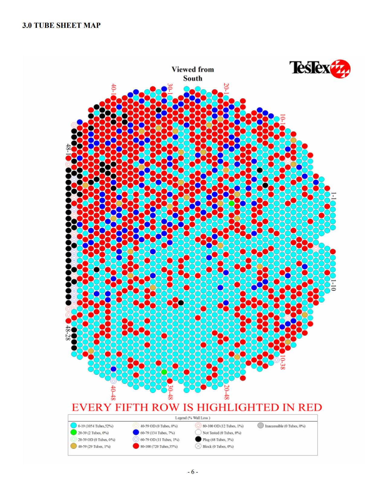 Tube Sheet Map