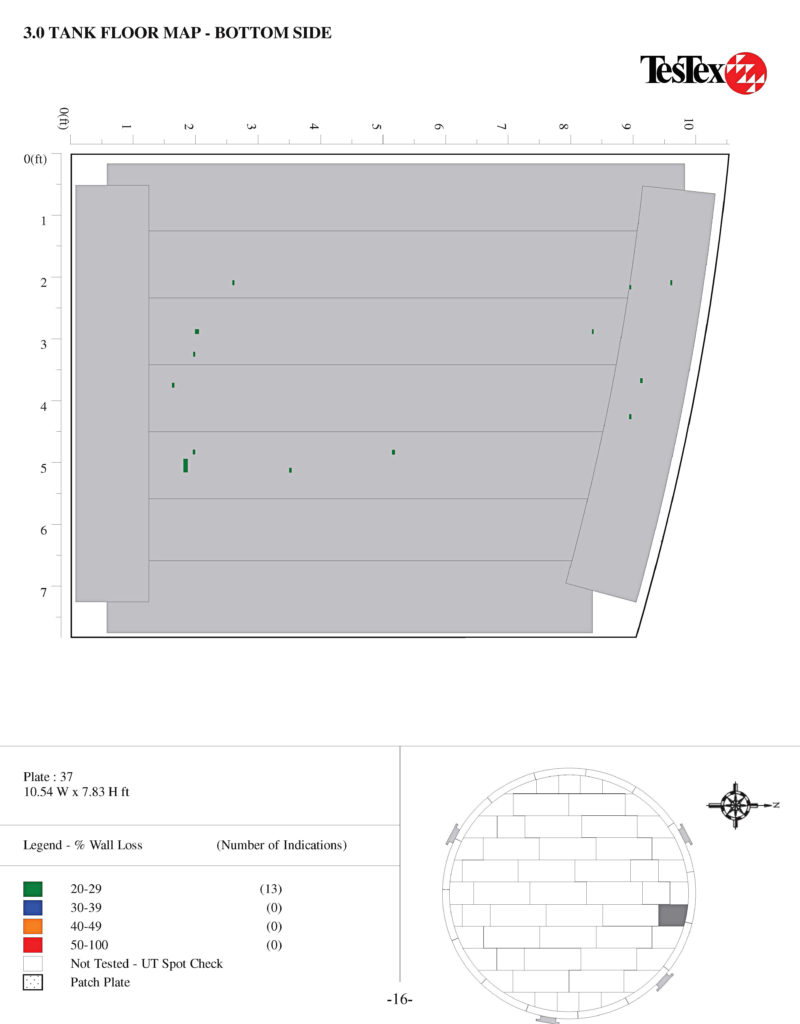 Tank floor plate